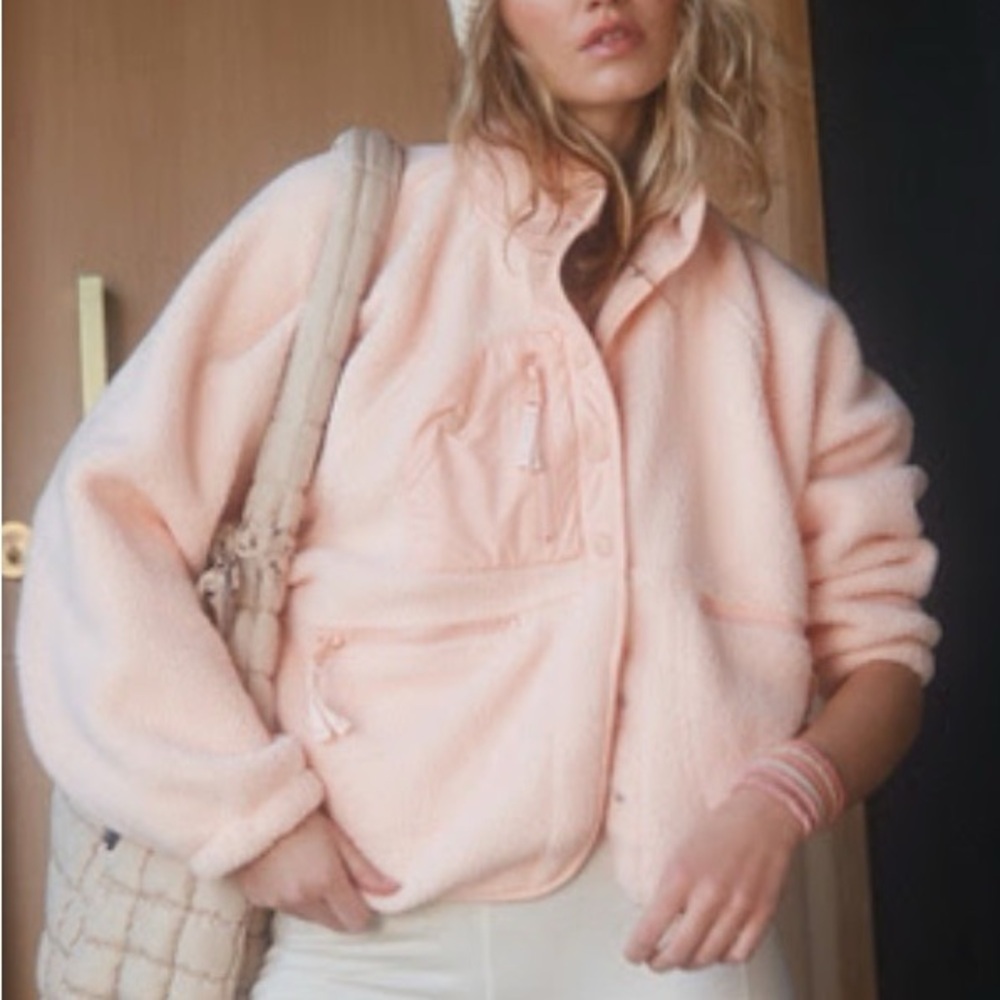 Free People Hit the Slopes Fleece Jacket